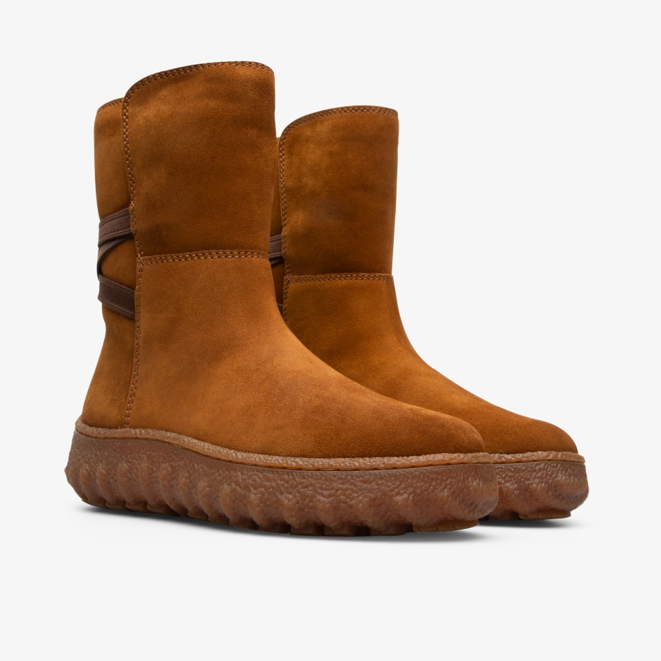 Botines Camper Ground Mujer - Marrones | Camper Mexico + 3829KOBYU